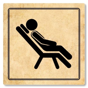 Odpočívárna, 80x80mm, pergamen, Utah